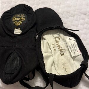 Sansha Pro1C Split sole Black Ballet Shoes